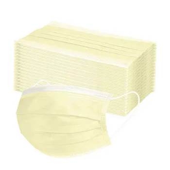 

50 Pcs Disposable Masks Face Air Purifying Masks Masque Mascarillas Mascherine Reusable Adult Mask 3 Layers Non-woven Masks