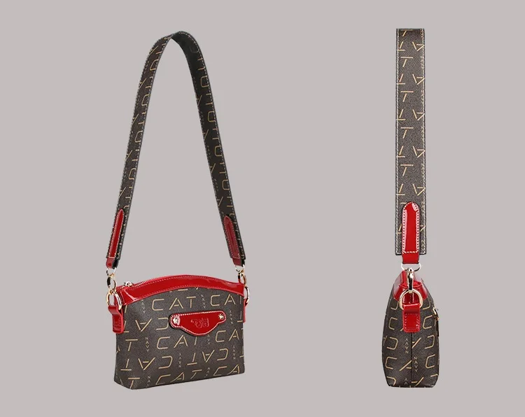 Navy cat Retro Square Bag Ladies Handbag Shoulder Messenger Bags Female 2019 New Korean25