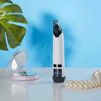 

Mini Handheld Electric Facial Vacuum Suction Rechargeable Pore Cleaner Face Cleansing Blackhead Removal Acne Treatment E