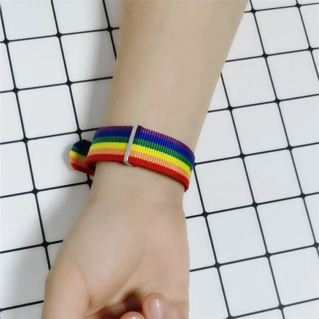 Transgender Pride Silicone Bracelets Wristbands, Trans Colored Wristbands in Bulk 500 Bracelets