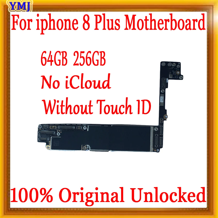 Разблокированная фабрика для IPhone 8 Plus с/без Touch ID чистая материнская плата iCloud 100%