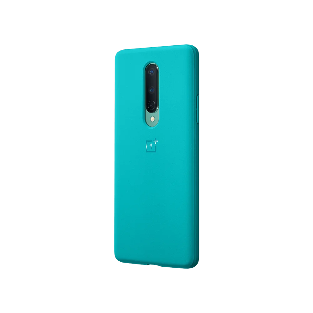 official New Oneplus 8 8 Pro Case Sandstone Bumper Case Cyan