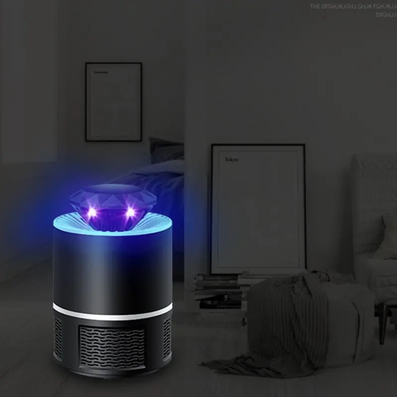 USB Электронная ошибка насекомых москитная ловушка для помещений Ингаляционная лампа москитрон Электрический москитный убийца насекомых E65B
