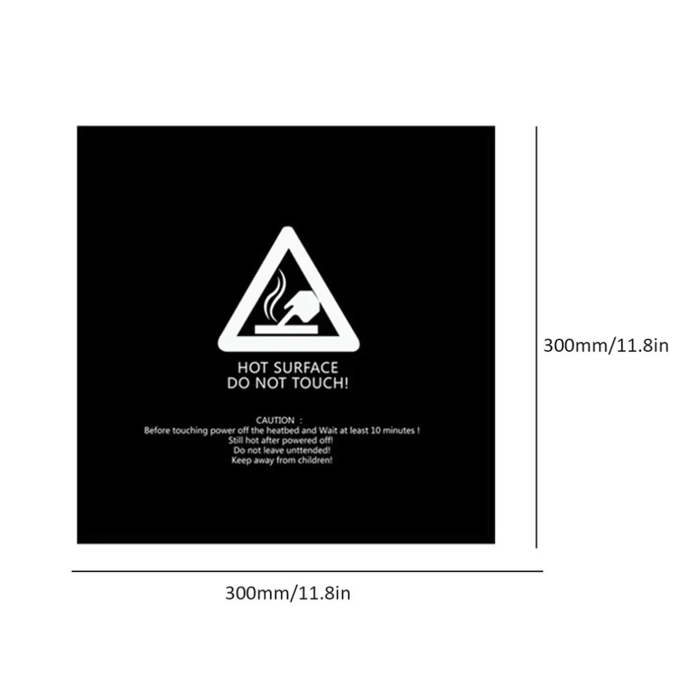 Новинка 3D принтер наклейка для платформы алюминиевая подложка текстурированная бумага размер 300*300 мм для ABS PLA HIPS PETG PC RETT