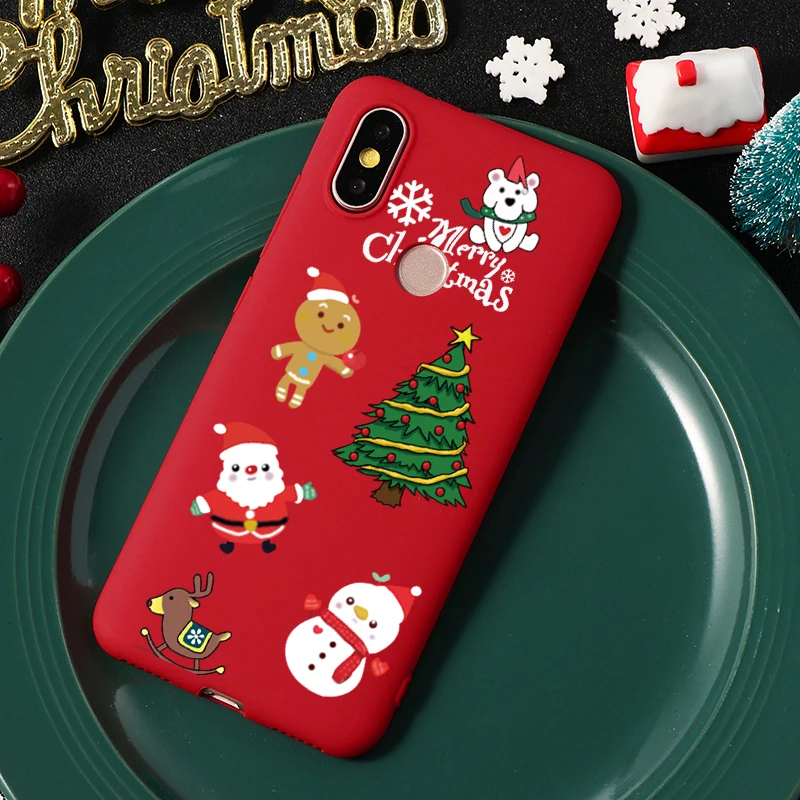 Kho7-katong6 Веселый Рождественский олень мягкий TPU чехол s для Xiaomi Redmi K20 CC9e Примечание 4X5 5A, 7, 6, 8, 9, SE Pro A2 Lite A1 6X 5A 6 6A плюс S2 7A чехол - Цвет: Kho7-katong6