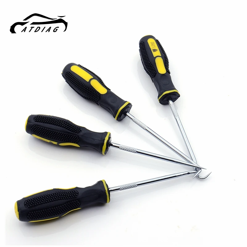 

Newest 4pcs Car Automotive Extra Long Hook And Pick Set O-Ring Seal Remover Craft Tool Free Shipping