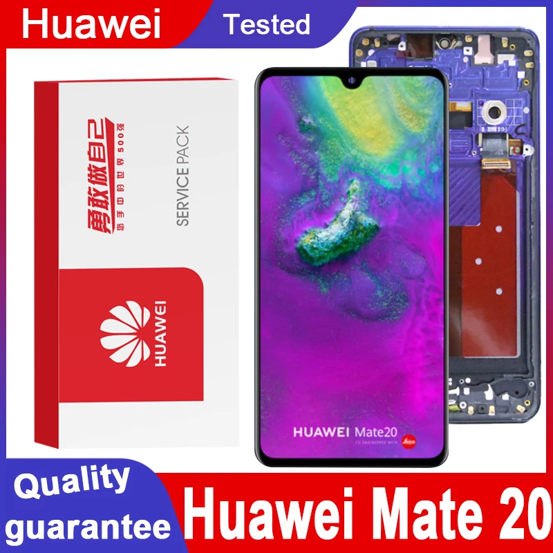 Новый оригинальный 6 53 ''дисплей для замены Huawei Mate 20 ЖК дисплей с сенсорным экраном дигитайзер в сборе
