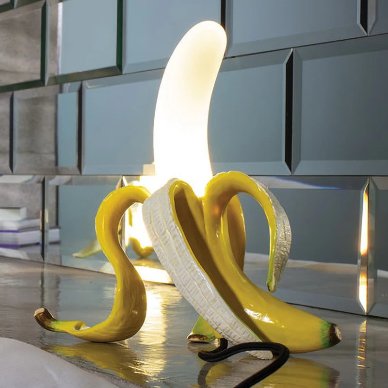 Современные итальянские настольные лампы Seletti Banana минималистичные креативные
