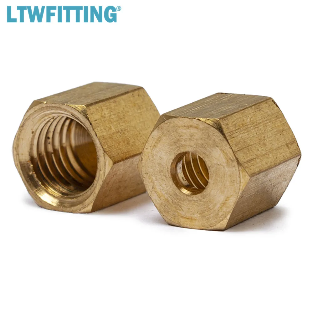 Латунный компрессионный втулка LTWFITTING 1/8 дюйма с наконечником компрессионной