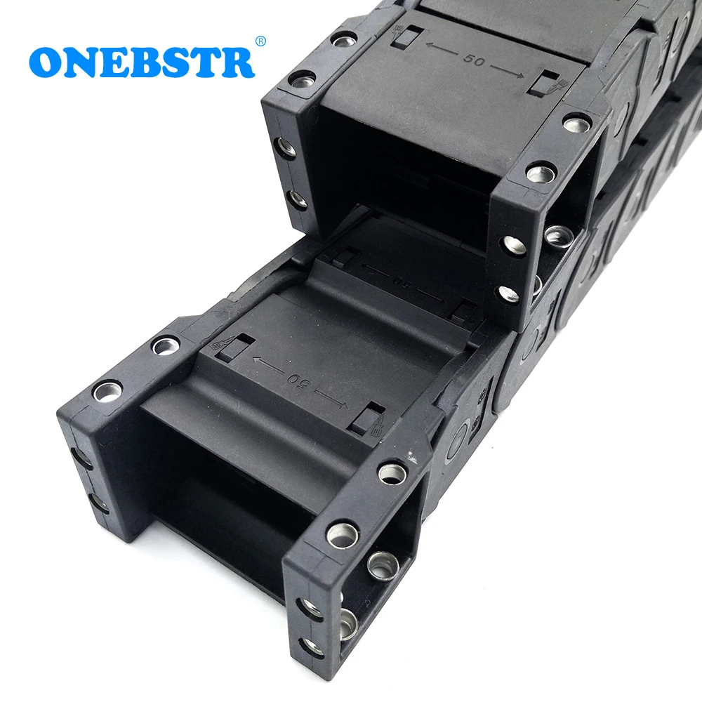 Cabo de Corrente Towline para Cnc 30x25mm tipo Fechado Metro Transmissin Transportadora Arrastar Plástico Roteador Máquina Ferramentas Frete Grátis 1 Fio - Imagem 4