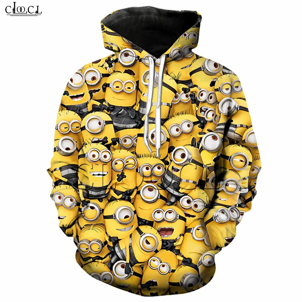 Anime Women Cute Minions Harajuku Hoodies Men Sportswear Set 3D Print Cartoon Jogging Pants Suit Casual Zipper Hooded Coat T624 Anime Women Cute Minions Harajuku Hoodies Men Sportswear Set 3D Print Cartoon Jogging Pants Suit Casual Zipper Hooded Coat T624