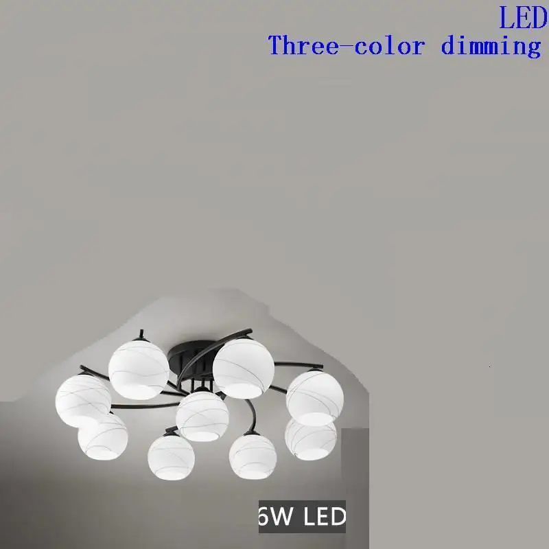 Lampen современный Lampada для п Luminaria De Teto Гостиная светильник светильники черный потолочный светильник