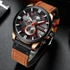 CURREN montre chronographe Sport hommes montres Quartz horloge cuir homme montre-bracelet Relogio Masculino mode cadeau pour hommes ► Photo 3/6