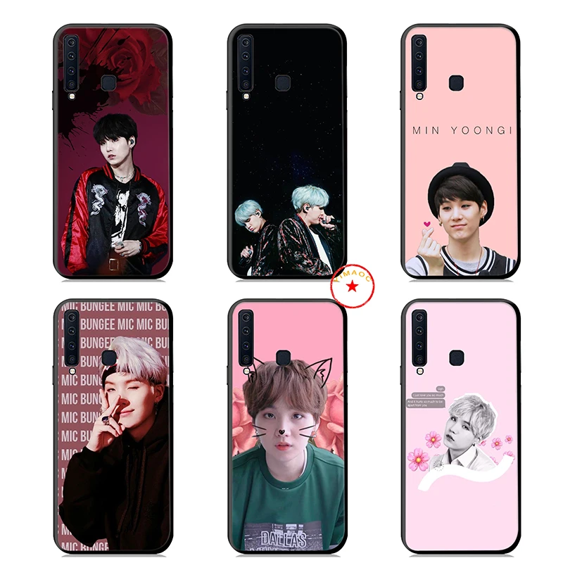 Мягкий силиконовый чехол Suga K Pop Min Yoongi K Pop для телефона samsung Galaxy A9 A8 A7 A6 Plus A5 A3 J6