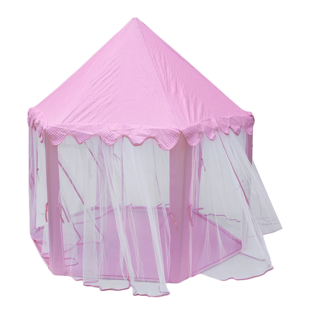 Принцесса замок большая палатка детская игровая палатка для детей крытый и открытый розовый игровой домик идеальный подарок для детская палатка дети
