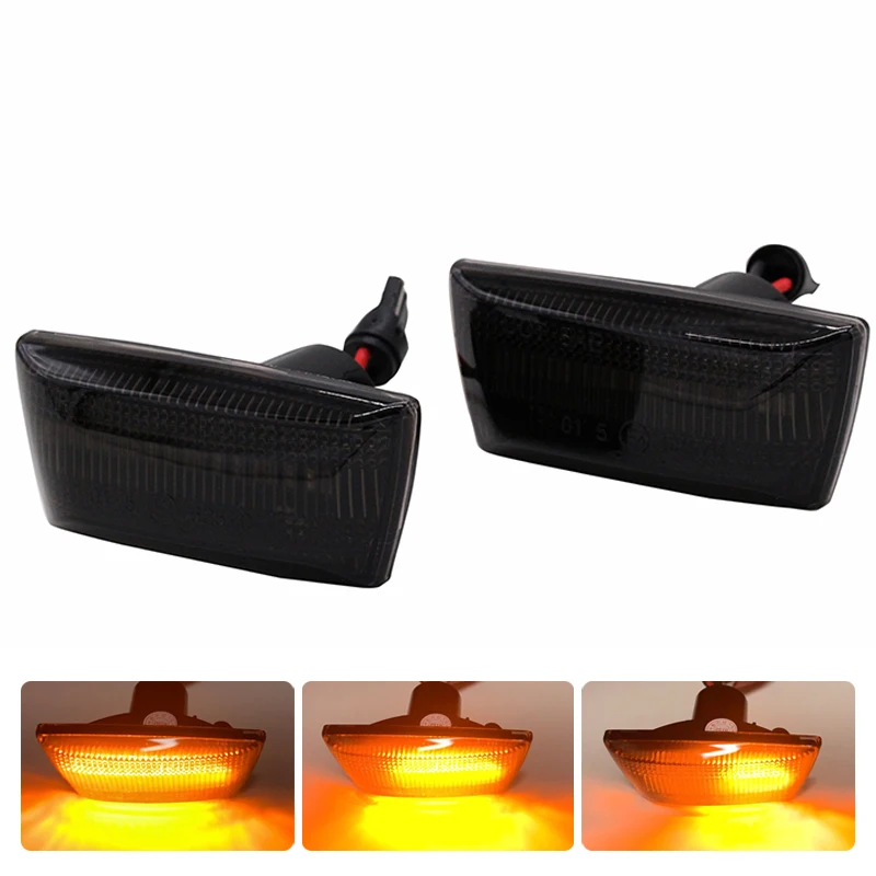 

SUNKIA LED Side Marker Light for Vauxhall/Opel/Chevrolet/Holden/Cadillac/Buick/Daewoo Flowing Amber Signal Light