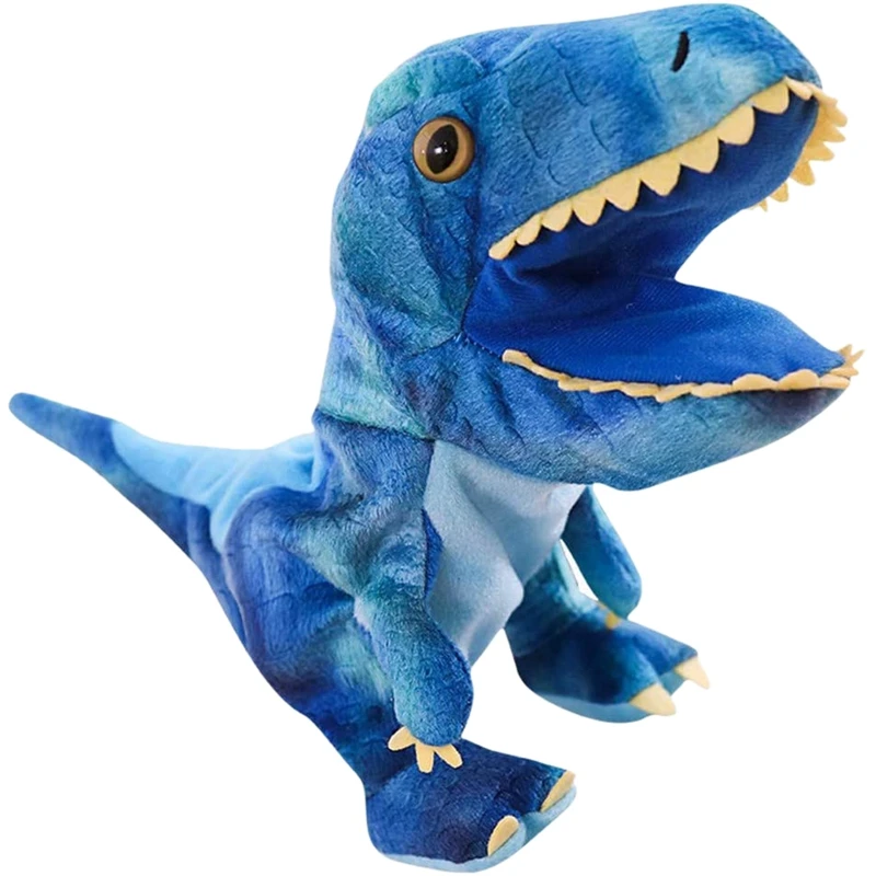 

Animal Toy Puppet with Movable Opening Toy Dinosaur Hand Puppet Plush Toy Doll Parent-Child Interaction Plush Puppet