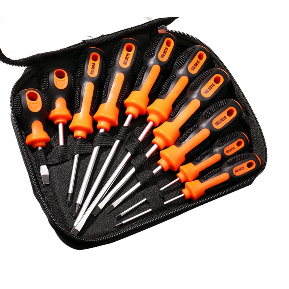 

6/7/8/9/10 Pcs/set Screwdrivers Phillips Slotted Screwdrivers Kit Magnetic Bits Multi-function Repair Hand Tools MJJ88