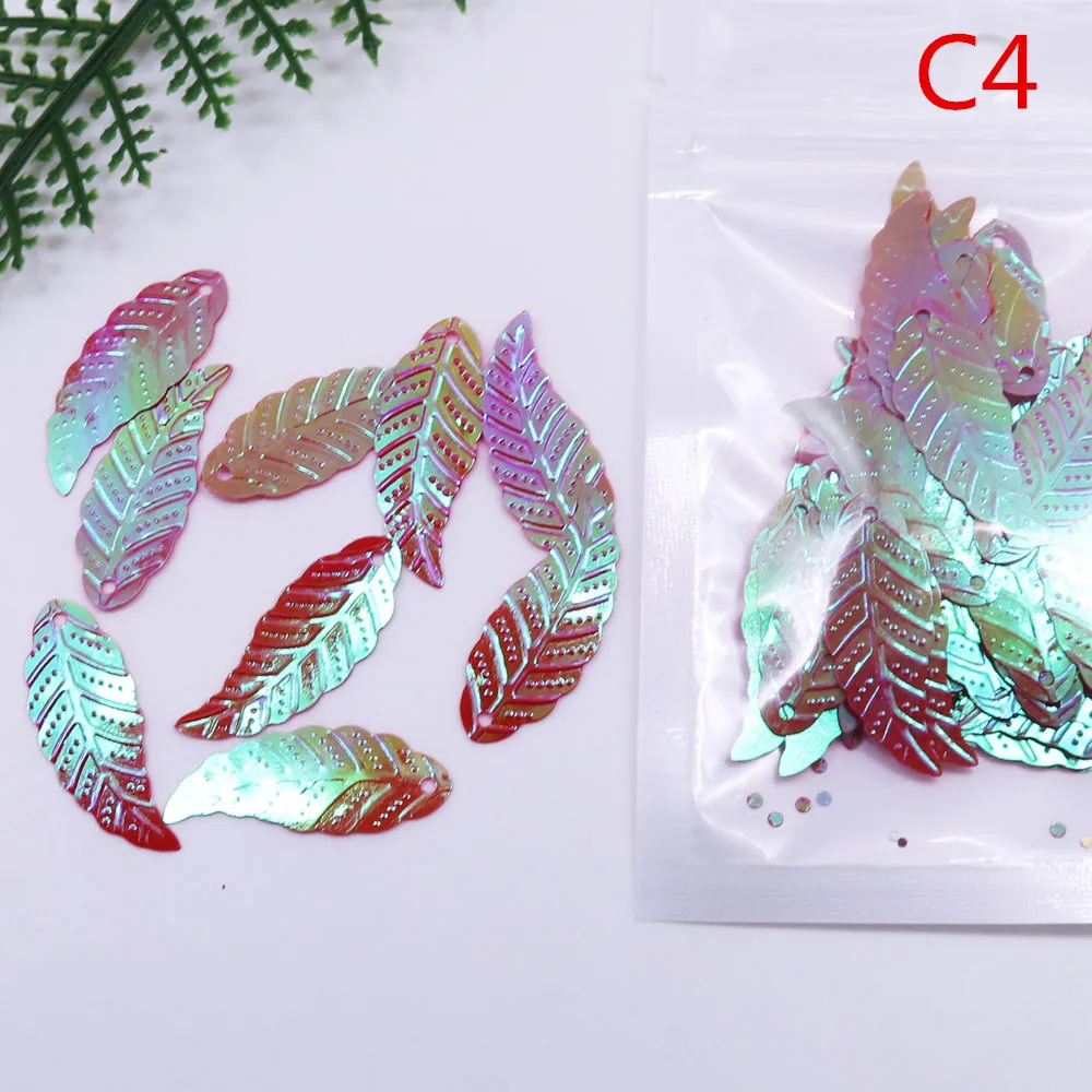 10x28mmPVC блестки diy серьги сцены вечерние аксессуары пошива одежды аксессуары SZ-088 - Цвет: C4