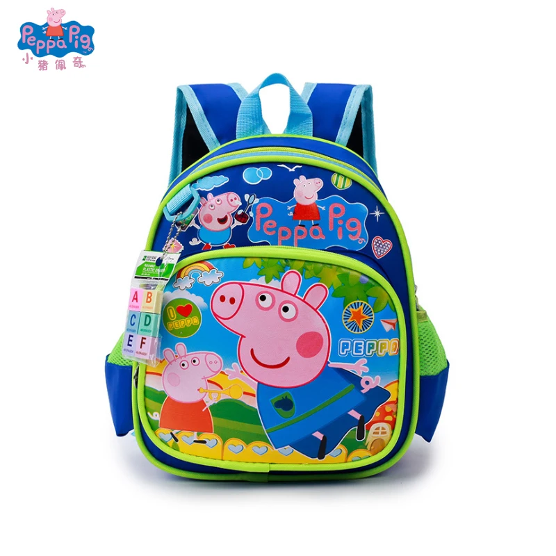 Детская Повседневная сумка PEPPA PIG, рисунок из мультфильма Джордж Пегги, рюкзак для детского сада, для мальчиков и девочек, парусиновая сумка с принтом, игрушка в подарок