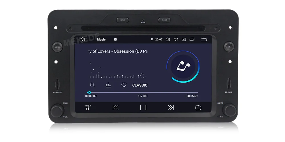 Top MEKEDE HD PX30 Android 9.0 Car DVD GPS For Alfa Romeo Spider Alfa Romeo 159 Brera 159 Sportwagon RADIO stereo auto navigation 10