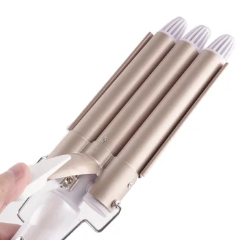 

Professional Hair Tools Curling Iron Ceramic Triple Barrel Hair Styler Hair Waver Styling Tools Hair Curlers Electric Curling