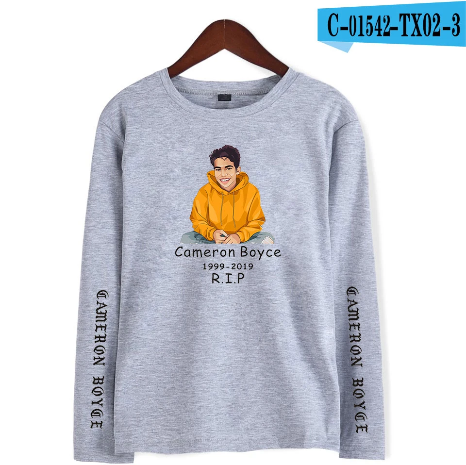 Cameron boyce 2D принт основной хипстерский Повседневный удобный модный длинный рукав модная футболка круглый воротник мягкая крутая осень - Цвет: style11