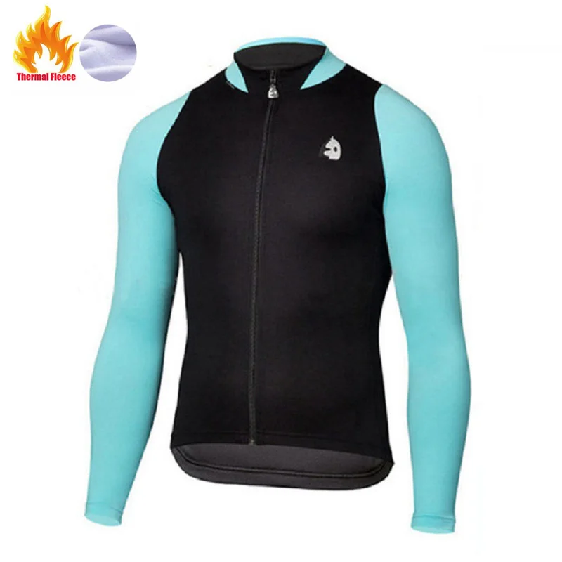 Tops 13 Длинная теплая флисовая Джерси Etxeondo для велоспорта, зимняя одежда для велоспорта Pro Team, Майо, Ropa Ciclismo Hombre - Цвет: Tops 13