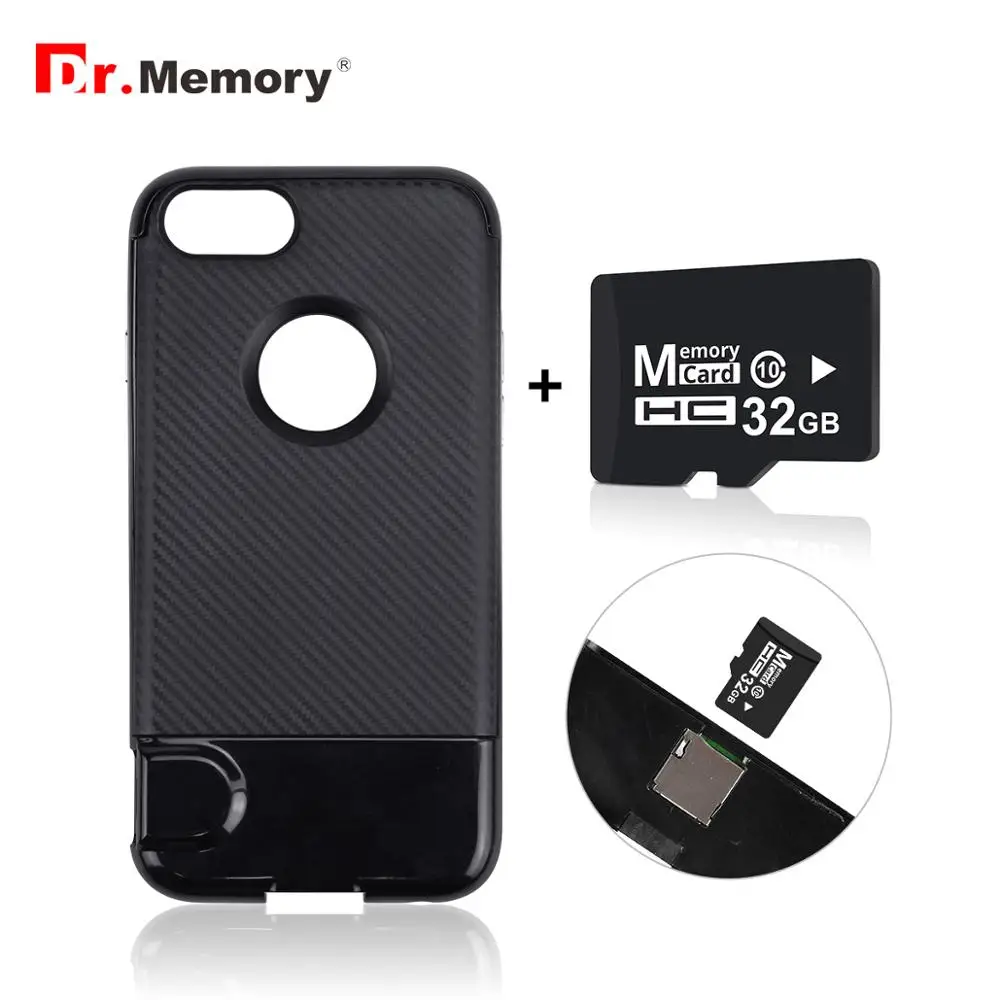 Dr. Memory Многофункциональный беспроводной Чехол для расширения памяти для iPhone 7 6 S 6 противоударный TF кардридер чехол для памяти