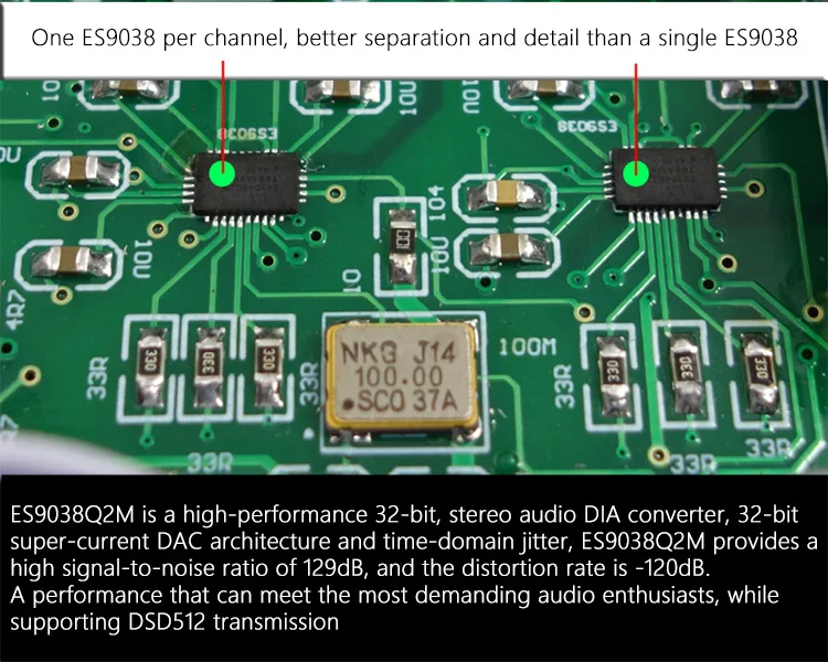 2021 New Breeze SU9 Dual Core ES9038 DSD512 Bluetooth 5.0 Decoder DAC Headphone Amplifier LDAC