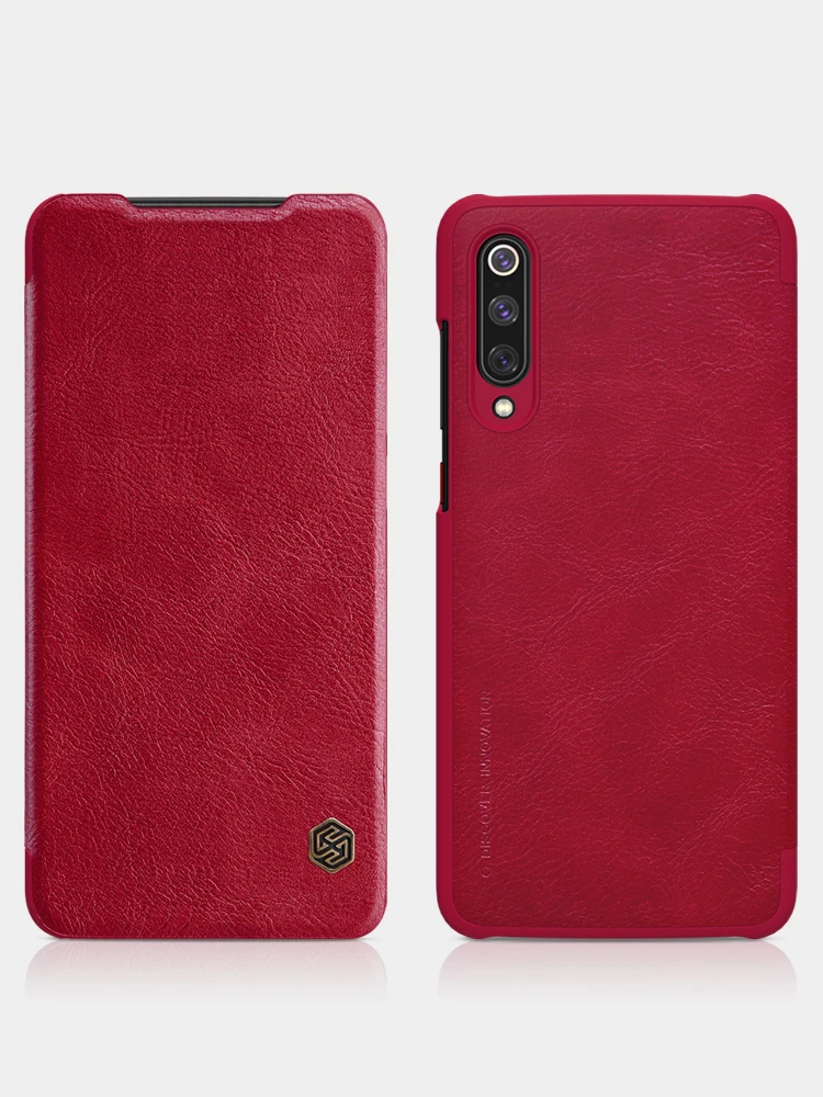 Red Для Xiaomi mi 9 Pro 5G чехол NILLKIN Винтаж Qin откидная крышка кошелек искусственная кожа PC задняя крышка для mi 9 Pro 5g чехол для глобальной версии - Цвет: Red