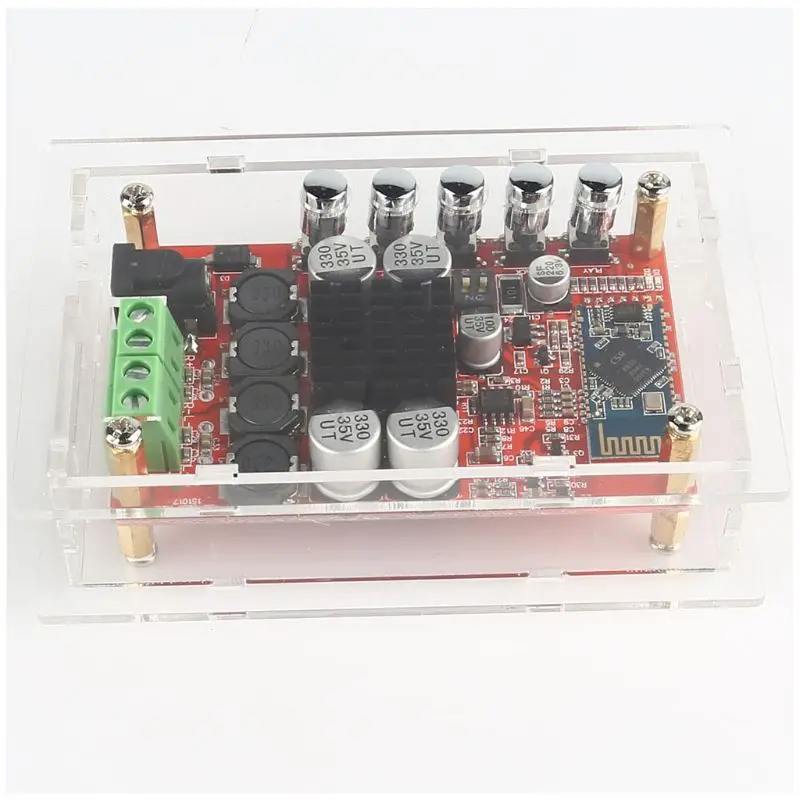 DIY акриловый чехол для TDA7492P Bluetooth 4,0 приемник усилитель платы