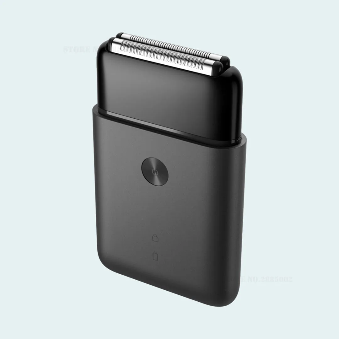 Новинка Xiaomi Mijia электробритва для мужчин, умная портативная мини бритва для влажного бритья, Мужская бритвенная машина, Электрический триммер для мужчин, для путешествий - Цвет: Черный цвет