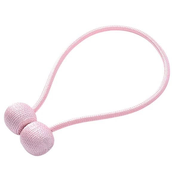 Pink 1 шт. Модернизированный крепкий Магнитный занавес Tieback декоративная гарнитура форма веревка занавес Holdbacks Удобная драпировка завязка спины - Цвет: Pink
