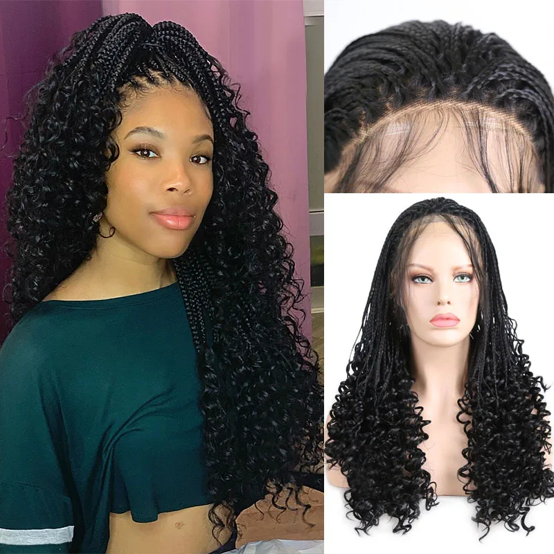 braid front lace wig