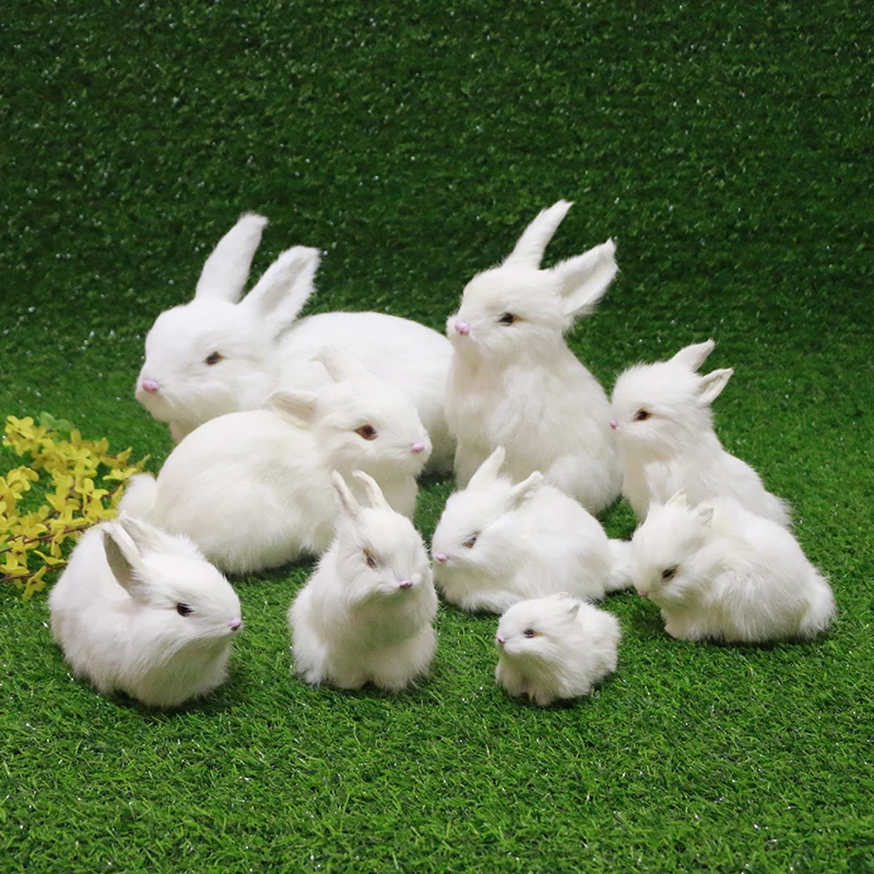 Easter Bunny Decorations Plush Rabbit Doll Kids Toy Gifts Christmas Birthday Spring Decor Ornament Hare Figurines | Игрушки и хобби