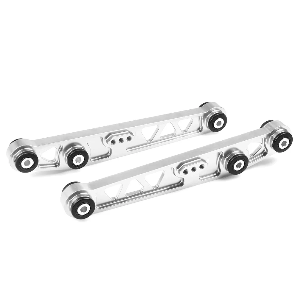 Silver One pair Rear Lower Control Arm Subframe Brace Tie Bar Arms ASR Kit For Honda For Honda Civic 88-95 EG ARM JDM LCA - Цвет: Silver