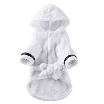 

Cat Dog Bathrob Dog Pajamas Sleeping Clothes Indoor Soft Pet Bath Drying Towel Clothes for for Puppy Dogs Cats Pet Accessories