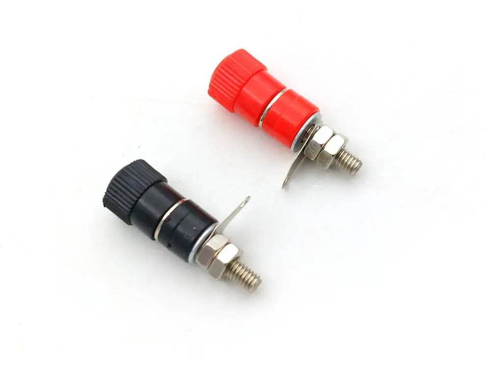 2000 шт. Клеммная клемма для разъема типа &quotбанан&quot 4 мм красный +