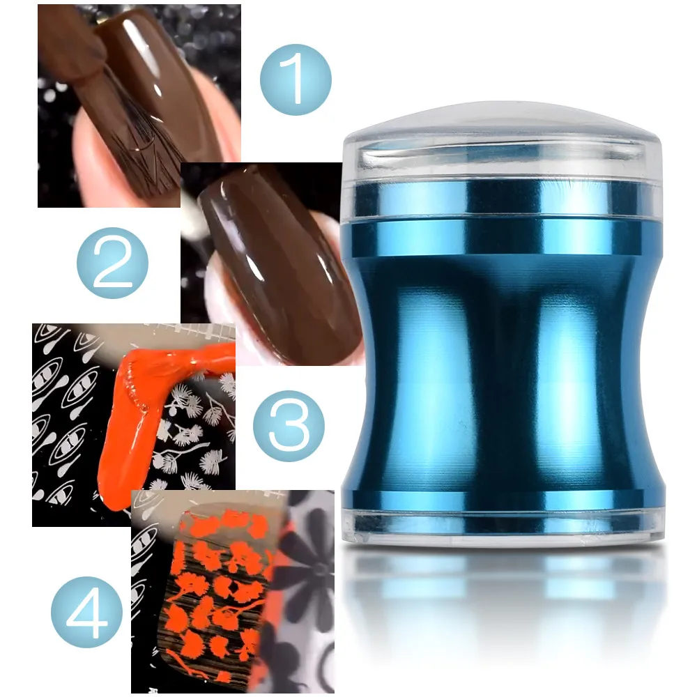 Штамп для ногтей стикер прозрачная большая уплотнительная головка инструмент