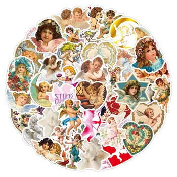 

50 Pcs Roman Myth Cupid Graffiti Stickers for Luggage Laptop Fridge Car Cup Scrapbook Waterproof Sticker Home Decor DIY Decal