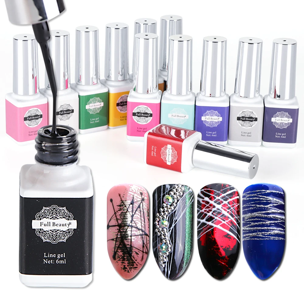 

1pcs Spider Gel Liner Gel Nail Polish Painting Gellak UV Hybrid Varnish Finger Toes Lacquer Soak Off Nail Art Manicure BE731