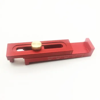 

Woodworking Ruler Special Depth Measuring Ruler Aluminum Alloy Gauge Tool 5-40mm T1 T2 Woodworking Ruler