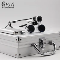 D lupy okulary powiększające głowica stomatologiczna i chirurgiczna lekka skrzynka aluminiowa zestaw narzędzi medycznych dentysta oświetlenie stomatologia 5