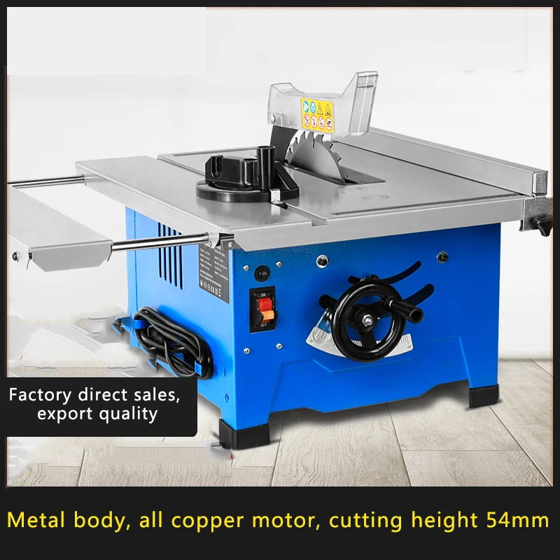 US $78.78 8Inch Household Miniature Woodworking Table Saw Electric MultiFunction Precision DustProof Decoration Cutting Machine