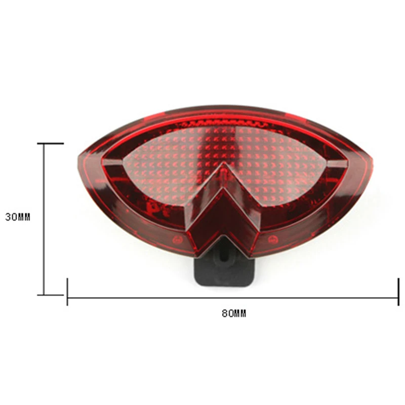 Discount Bicycle Taillights Bicycle Warning Lights Mountain Bike Rear Tail Warning Lights Multi-Function Riding Taillights Night Riding E 3