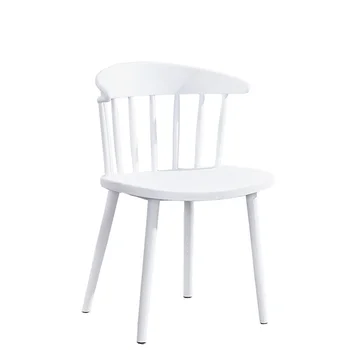 

Solid Wood Chair Back Creative Nordic Dining Study Desk Modern Minimalist Stool Household Single Windsor
