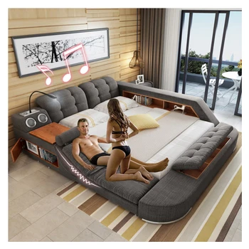 

modern furniture designs leather bed fabric massage seat king size beds