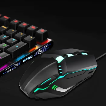 

Computer Mouse Gamer Professional Gaming Mouse 1600 DPI Wired Optical Glowing mouse LED Computer Mice USB Cable Mouse for PC