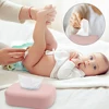 Soboba Tissue Box Cover 100% Silicone Kitty Cat Pattern Reusable Baby Care Wipe Box for Newborn Wet Wipe Box Holder 4